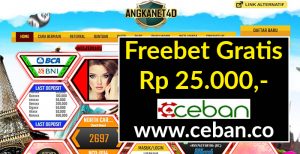 AngkaNet4D – Freebet Gratis Tanpa Deposit Rp 25.000