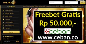 Palace4D – Freebet Gratis Tanpa Deposit Rp 50.000